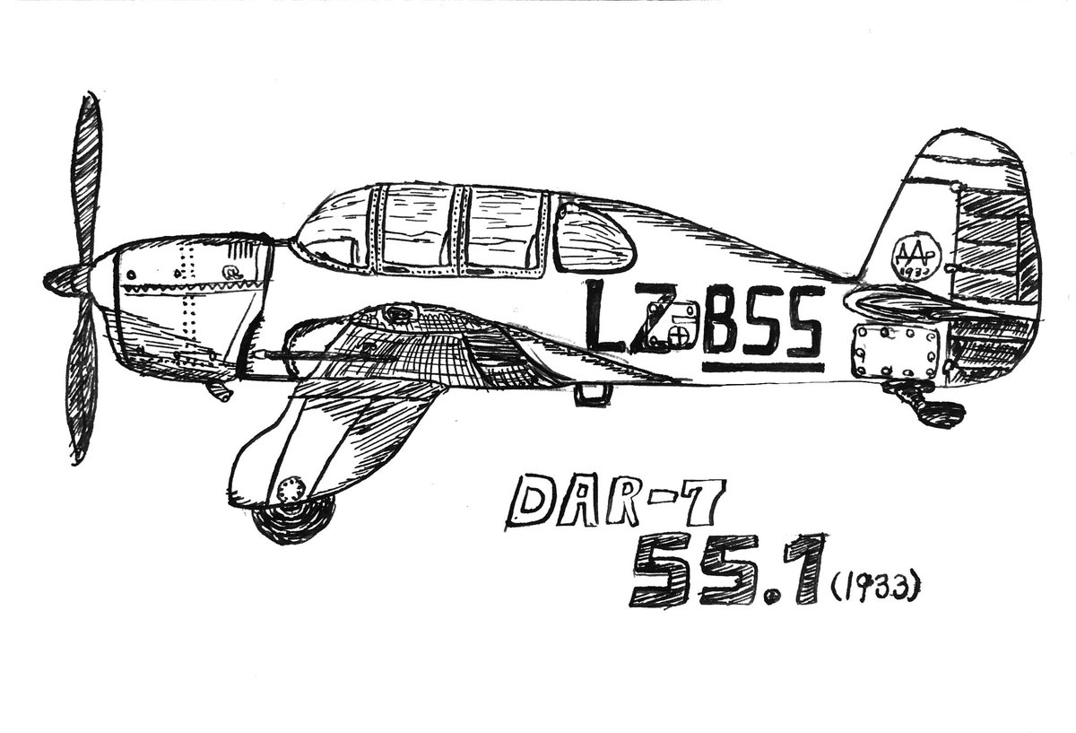 らくがき ブルガリア空軍 試作連絡機 DAR-7 SS.1

微修正したので再投稿(  ˙꒳​˙  )