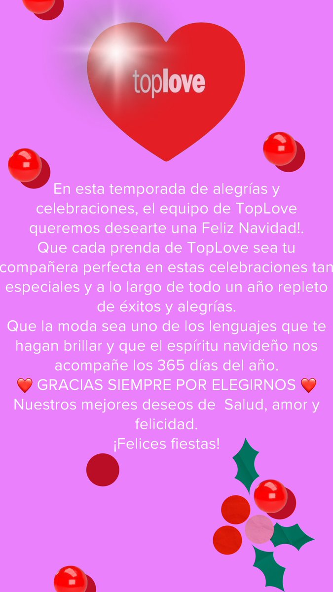 toplove_es's tweet photo. Feliz Navidad! https://t.co/Krp01lk7ck