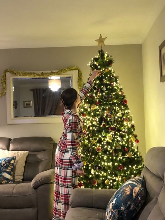 "Into this climate of fear and apprehension, Christmas enters, streaming lights of joy, ringing bells of hope."