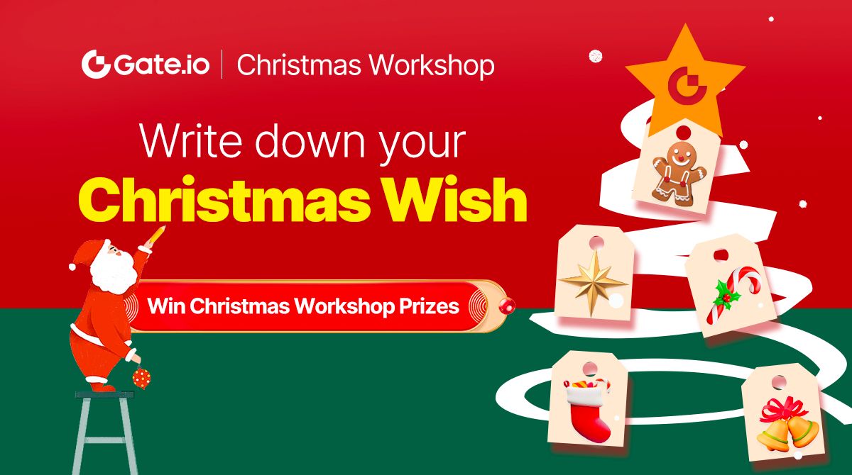 🎄Happy Christmas! Share your Christmas Wish to win Prizes!

1️⃣ Write down your Christmas Wish
2️⃣ Retweet with #Christmas2023 &amp; Tag 3 friends
3️⃣ Submit the link here: gleam.io/NC6kf/gateio-c…

🎁20 winners win 1 chance to draw in the Christmas Workshop
⏰End at 15:59, Dec 26 (UTC)