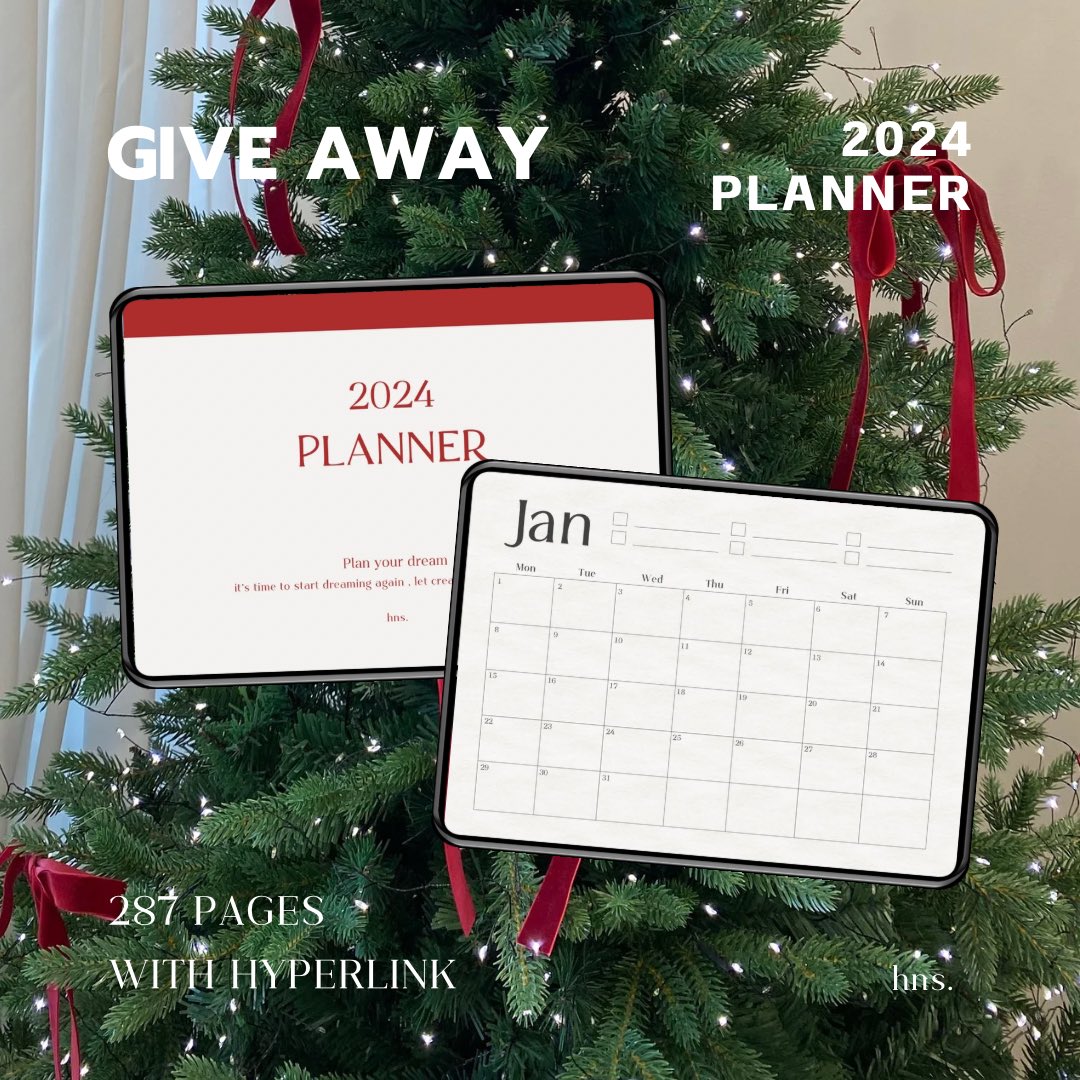 𝑴𝒆𝒓𝒓𝒚 𝑪𝒉𝒓𝒊𝒔𝒕𝒎𝒂𝒔 🎅🏻🎄

ปีนี้เราขอมอบของขวัญพิเศษให้กับทุกคนด้วย  2024 PLANNER ที่เราออกแบบเอง

⁃มีปกให้เลือกถึง 9 ปก
⁃มีครบทั้ง 12 เดือน
⁃มีทั้งหมด 287 หน้า พร้อม Hyperlink แล้ว

Plz follow/ rt 🫶🏻

drive.google.com/drive/folders/…