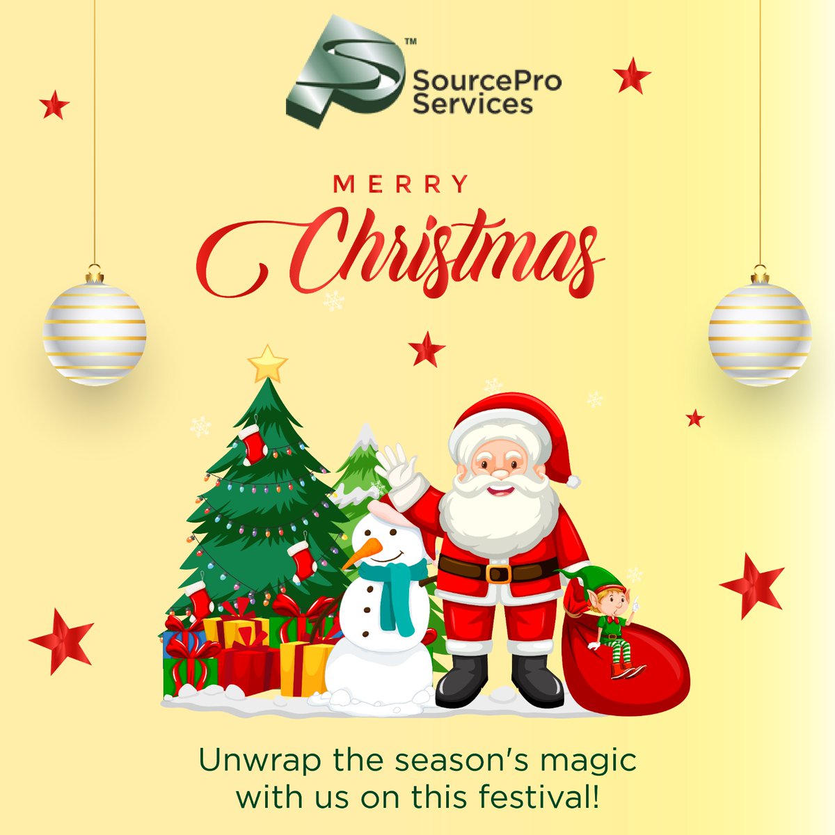 sourcepro986's tweet image. Unwrap the magic of Christmas with Sourcepro and enjoy the cheerful spirit of holidays. Let&apos;s celebrate this special time with warmth, love, and sparkling moments. Merry Christmas to all!

#merrychristmas🎄  #securityservices