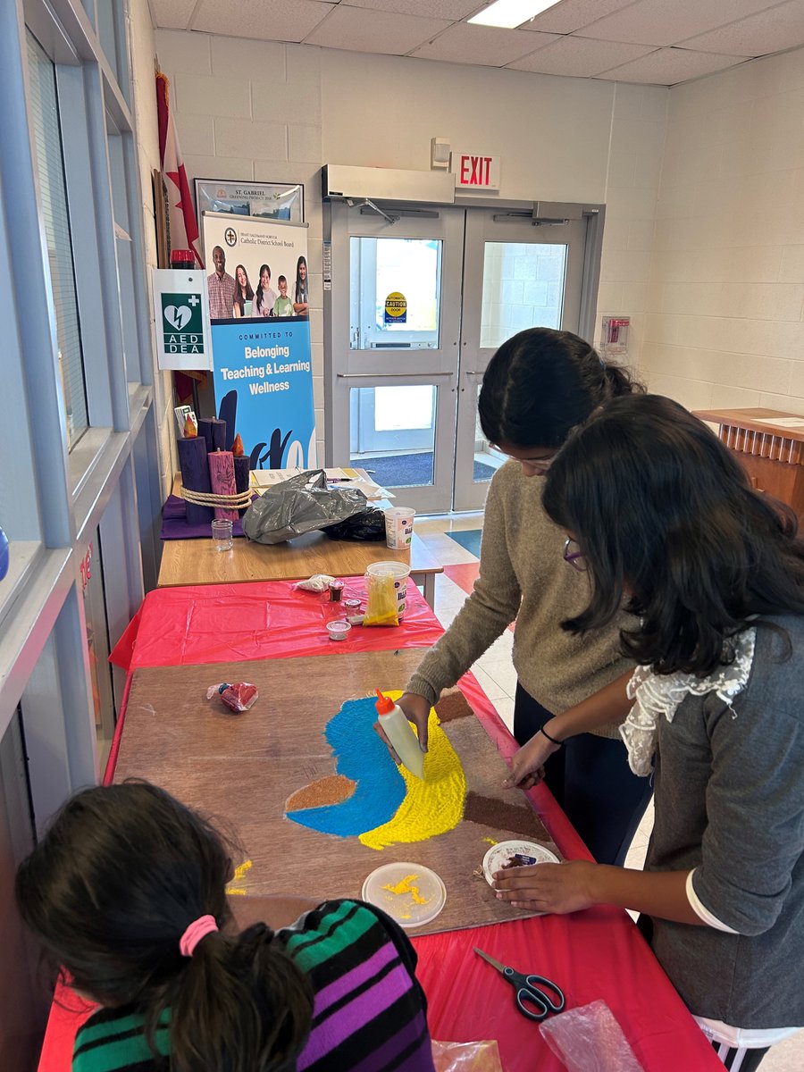 We are so grateful to these lovely girls who asked if they could share a traditional Indian art form - Rangoli with a special message for Christmas.  Their message reminds us of all of the importance of the season.  So beautiful - thank you girls!!