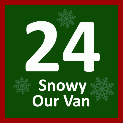 Reverse Advent Calendar (Day 24): ow.ly/VRpn50QctP1 Meet Snowy, our little van! Help us keep Snowy on the go by donating toward running costs. 🚚❄️ #KeepSnowyOnTheGo #VanSupport