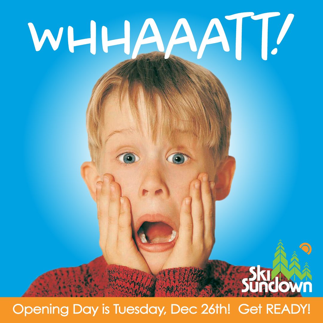 SkiSundown's tweet photo. Get Ready! We are opening for the season on Tuesday Dec. 26th at 8am! Tickets and lessons are available for purchase in advance online! Stay tuned…more information to come!
#skisundown #wintermadebetter #openingsoon #skilocal #skict https://t.co/8bxsIpGn2K