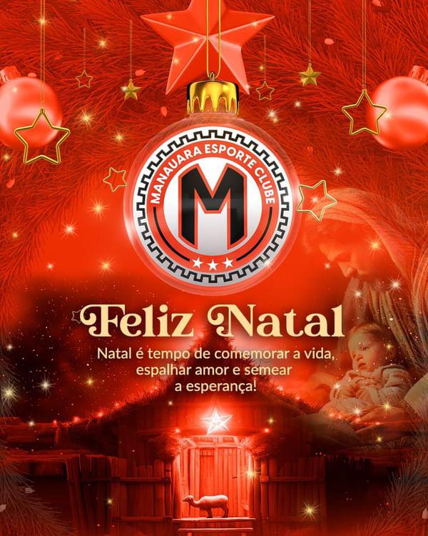 🌟Feliz Natal, #TropaDoRobô! Que as benções do Menino Jesus iluminem seus caminhos! Desejamos muita saúde, união e todos os sentimentos importantes desta data tão especial. 🎅🏻

Neste dia, que o amor e a paz se renovem em nossos corações. 🟠⚫️🤖

#Manauara-Se