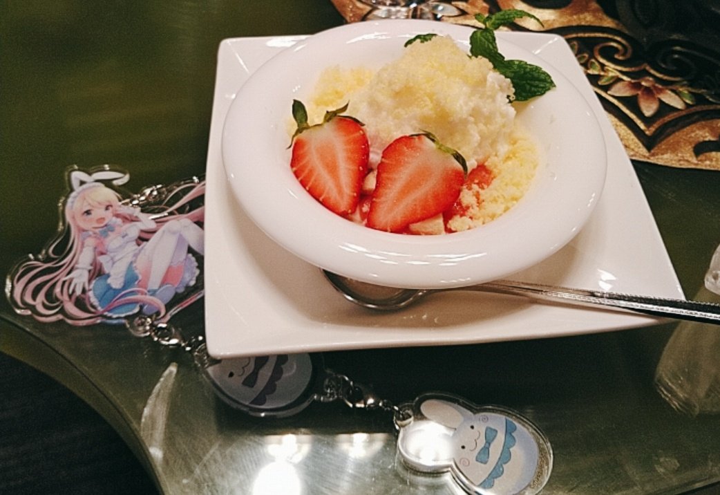 haruru765's tweet image. 今年も無事に生き残ったご褒美にステーキのコース食べて来ましたです～美味しかったです
#夢宮ありす　#狸ご飯