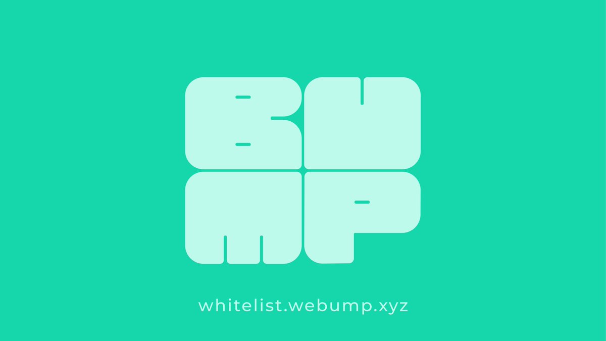 I bump @wenzhou6900, <a href="/imgonnatrooth/">Cryptographic Troother 🛸</a> and <a href="/0xdians/">d💎⚡️(3,3)</a> to be part of OGs on $SEI

🟧🟩 @WeBump_
🟪🟨 <a href="/SeiNetwork/">Sei</a>

x.com/webump_/status…
