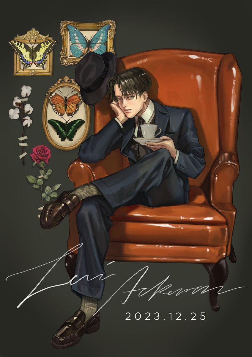 Happy Birthday and Merry Christmas to our dearest captain.

#リヴァイ生誕祭2023
#リヴァイ誕生祭2023
#リヴァイ兵長生誕祭