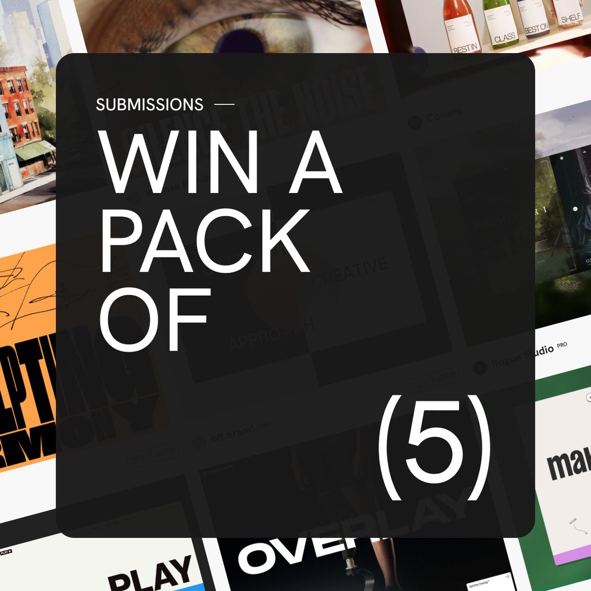 awwwards's tweet image. From Awwwards, we want to celebrate Christmas with you, so we have brought this giveaway of a pack of 5 submissions.

To participate, you just have to follow the account, like, and retweet.