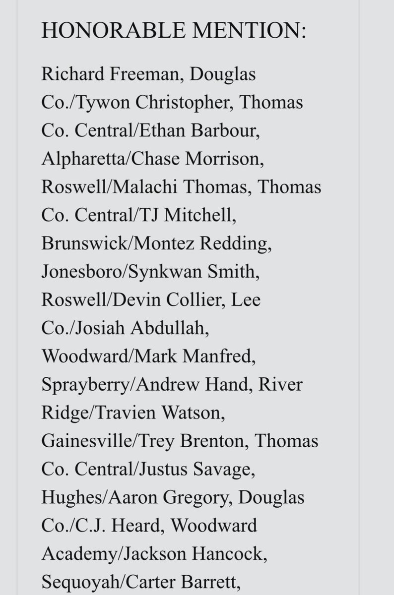 Andrew Hand (@theandrewhand) on Twitter photo Thankful and blessed to be selected by <a href="/RecruitGeorgia/">Recruit Georgia</a> as an Honorable Mention on the 6A All-State Team. Congrats to all that were selected!
<a href="/MikeCollins05/">Coach Collins</a> 
<a href="/CoachMo_Moves/">Adrian Morris</a> 
<a href="/RR_Knights/">River Ridge Football</a> 
<a href="/RidgeRecruits/">River Ridge Football Recruits</a> 
<a href="/HSFBCherokee/">Cherokee County Football Recruiting Page</a> 
@recruitNE_GA 
<a href="/NEGARecruits/">Northeast Georgia Recruits</a> 
<a href="/NGASportsNet/">North Georgia Sports Network</a> 
<a href="/PrepRedzoneGA/">Prep Redzone Georgia</a> Thankful and blessed to be selected by <a href="/RecruitGeorgia/">Recruit Georgia</a> as an Honorable Mention on the 6A All-State Team. Congrats to all that were selected!
<a href="/MikeCollins05/">Coach Collins</a> 
<a href="/CoachMo_Moves/">Adrian Morris</a> 
<a href="/RR_Knights/">River Ridge Football</a> 
<a href="/RidgeRecruits/">River Ridge Football Recruits</a> 
<a href="/HSFBCherokee/">Cherokee County Football Recruiting Page</a> 
@recruitNE_GA 
<a href="/NEGARecruits/">Northeast Georgia Recruits</a> 
<a href="/NGASportsNet/">North Georgia Sports Network</a> 
<a href="/PrepRedzoneGA/">Prep Redzone Georgia</a>