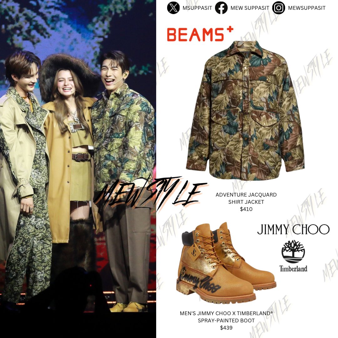 MEW STYLE (@mewstyle_) on Twitter photo • Mew is wearing Beams Plus + Jimmy Choo + Timberland •
When: 12/24/2023
Wearing: <a href="/beams_plus_/">BEAMS PLUS</a> | <a href="/jimmychoo/">Jimmy Choo</a> |
<a href="/Timberland/">Timberland</a>
#HikingBeckyDayFanCamping
#MEWSTYLE
<a href="/MSuppasit/">mewsuppasit</a>
#MewSuppasit
#มิวศุภศิษฎ์ • Mew is wearing Beams Plus + Jimmy Choo + Timberland •
When: 12/24/2023
Wearing: <a href="/beams_plus_/">BEAMS PLUS</a> | <a href="/jimmychoo/">Jimmy Choo</a> |
<a href="/Timberland/">Timberland</a>
#HikingBeckyDayFanCamping
#MEWSTYLE
<a href="/MSuppasit/">mewsuppasit</a>
#MewSuppasit
#มิวศุภศิษฎ์