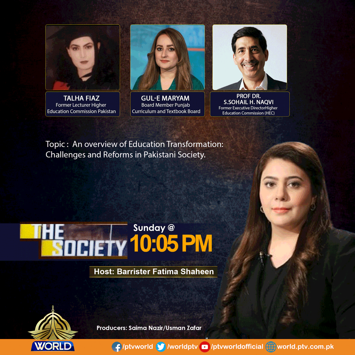 Watch 'The Society' Time: 10:05pm @fatimashaheen14 @GulemariamW