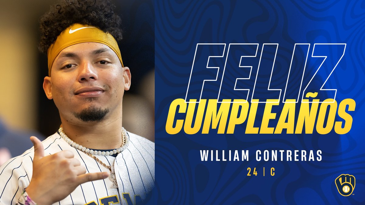 ¡Hoy estamos festejando el 26to cumpleaños de William Contreras! 🎂

@mlbvenezuela