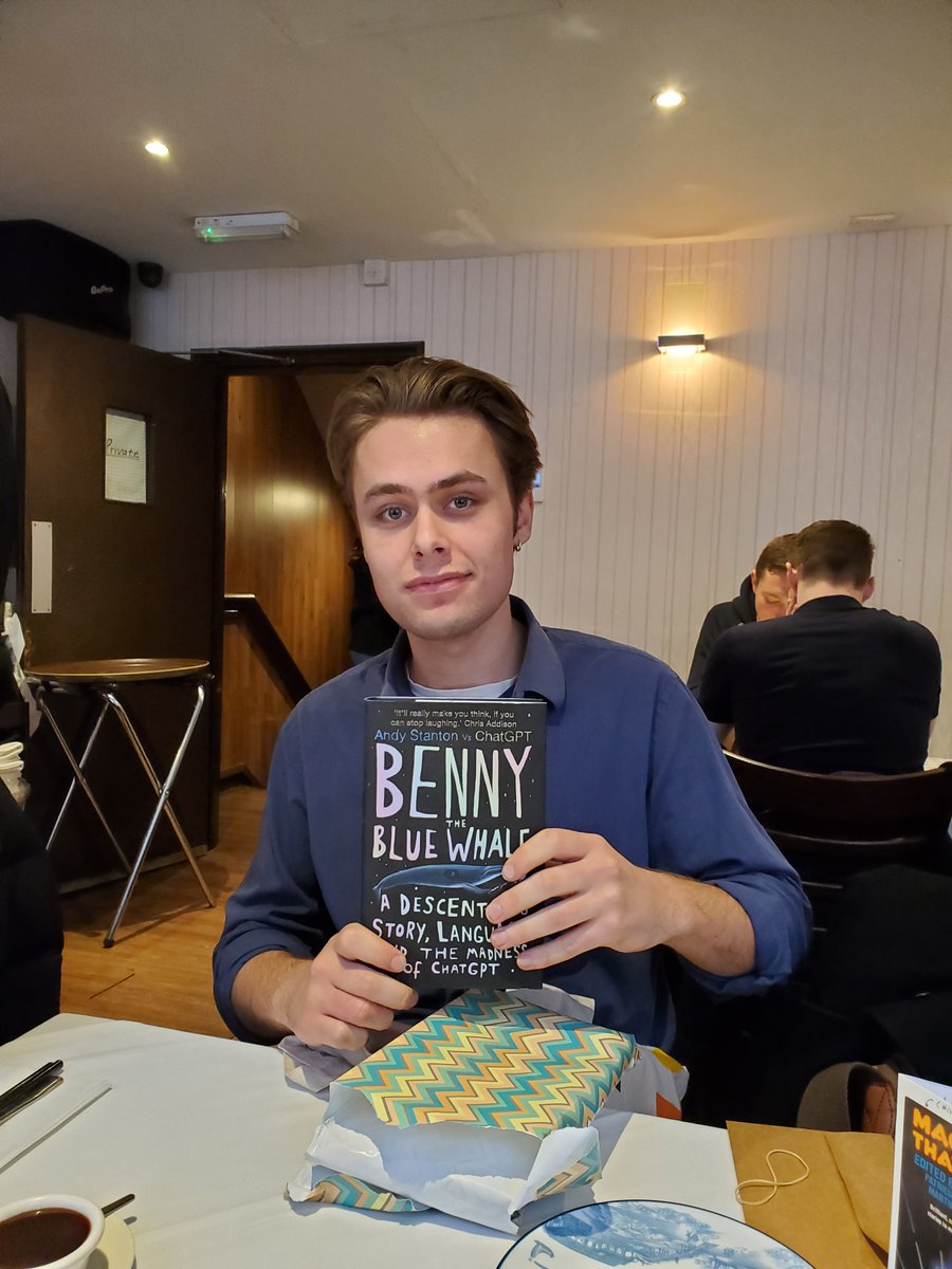 My godson Toby is basically New Zealand's answer to Leonardo DiCaprio. Here he is in London yesterday, unwittingly lured into an impromptu unpaid product placement gig. 'Benny' available from all good outlets, Toby not so much (hint: try Hinge)