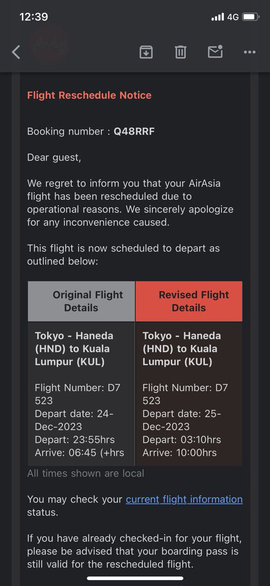 Kemon <a href="/airasia/">AirAsia</a>  which is which?... late arrival or operational reasons? Yang benar please!