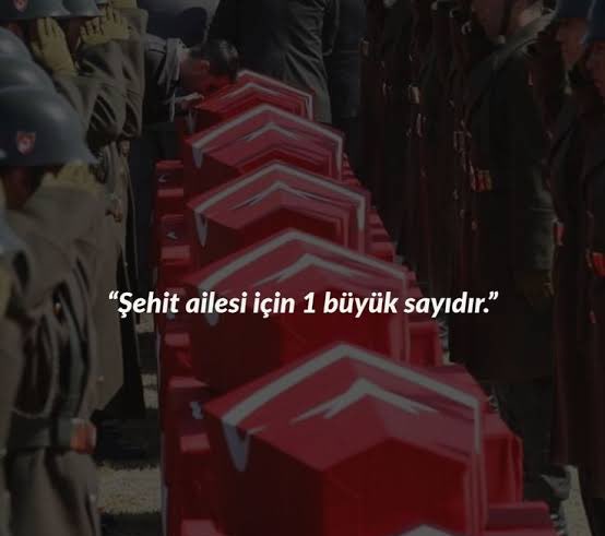 Şehit ailesi için 1 büyük sayıdır…

 #SehidlerimizVar