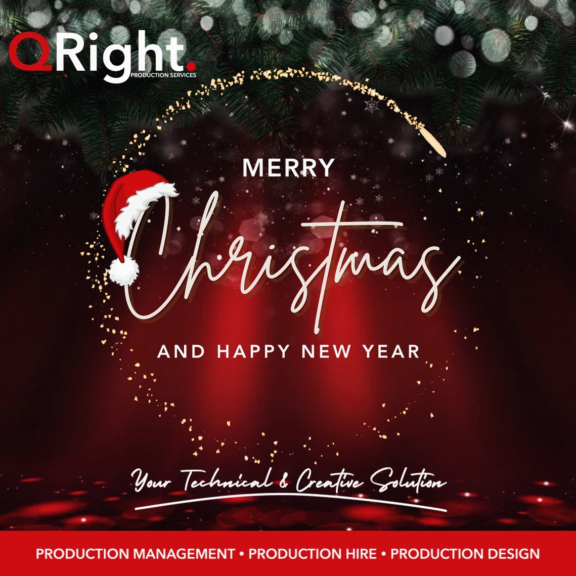 QRightSolutions's tweet photo. Wishing all our clients, crew, freelancers, and friends a Merry Christmas &amp; Happy New Year. 

Thank you to all for your support. See you in 2024!

QRight Production Services 
Your Technical &amp; Creative Solution. https://t.co/2pXKuDHAvj