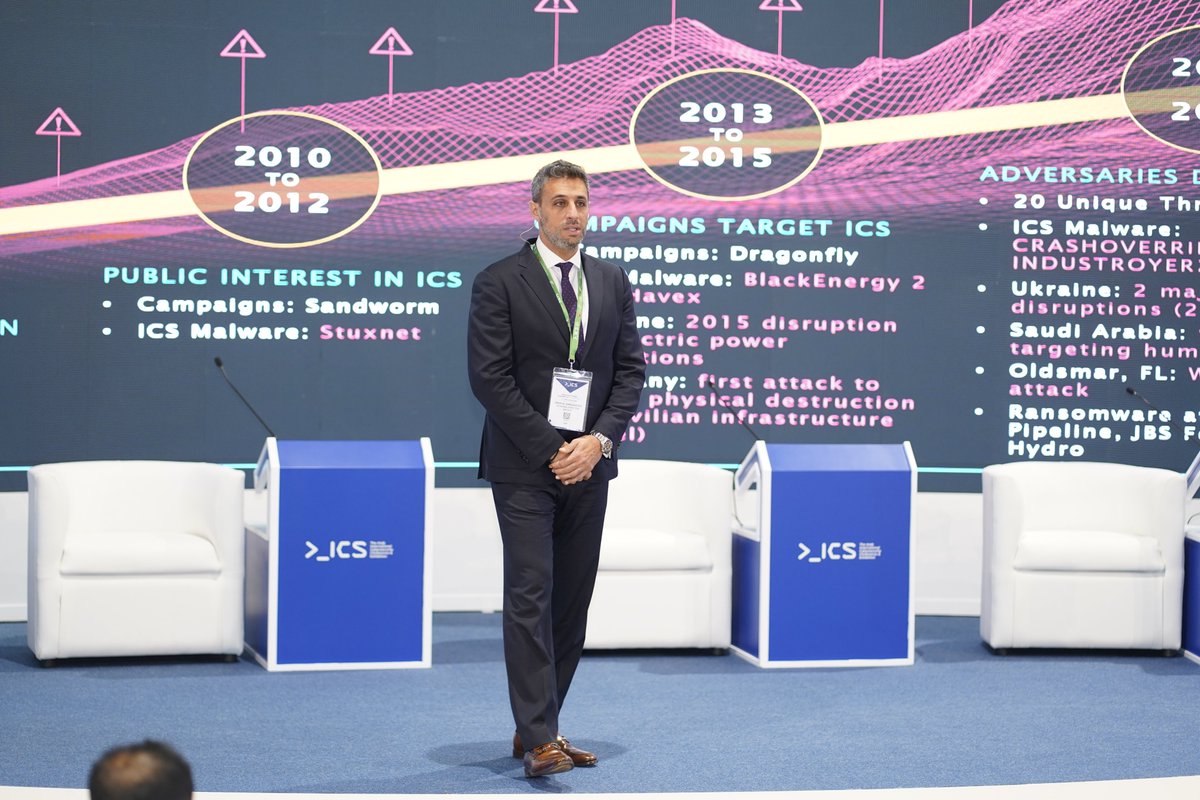AicsExpo's tweet image. Keynote session: The Evolution of Industrial Threat Landscape
Speaker: Omar Al Barghouthi, Regional Director — Middle East, Dragos
#AICS2023 #Innovation #CybersecurityConference #Bahrain #InnovationShowcase #CyberSecInnovators #CyberAwareBahrain