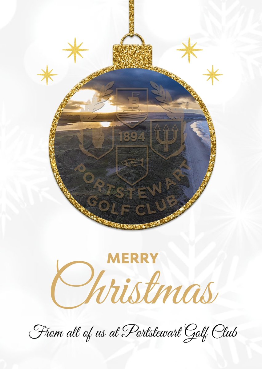 We hope everyone has a magical day ✨️ #MerryChristmas #portstewartgolfclub #onemoresleep