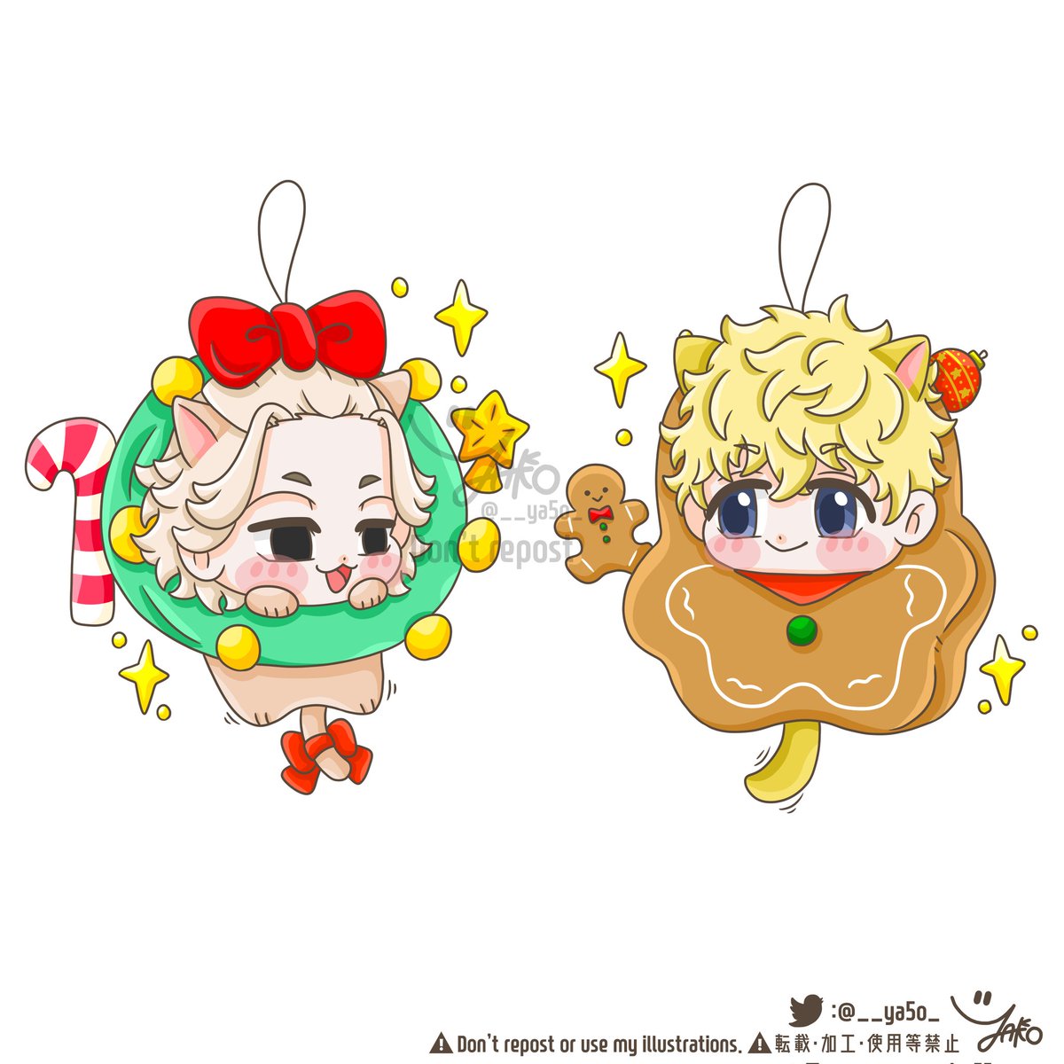 multiple boys 2boys blonde hair food smile white background red bow  illustration images