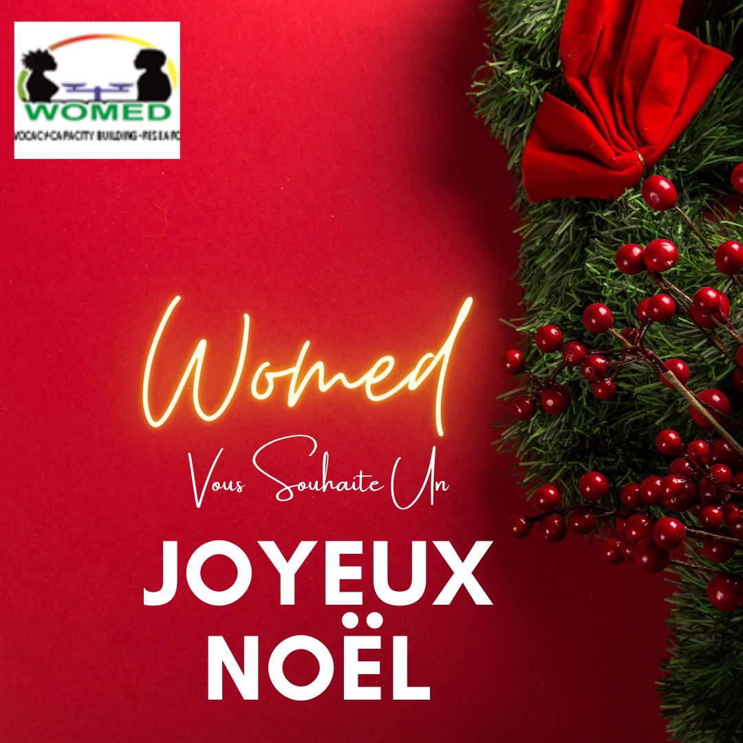 Womedorg's tweet photo. Womed Vous Souhaite Un joyeux Noël
#WOMED https://t.co/cNuYmRtld5