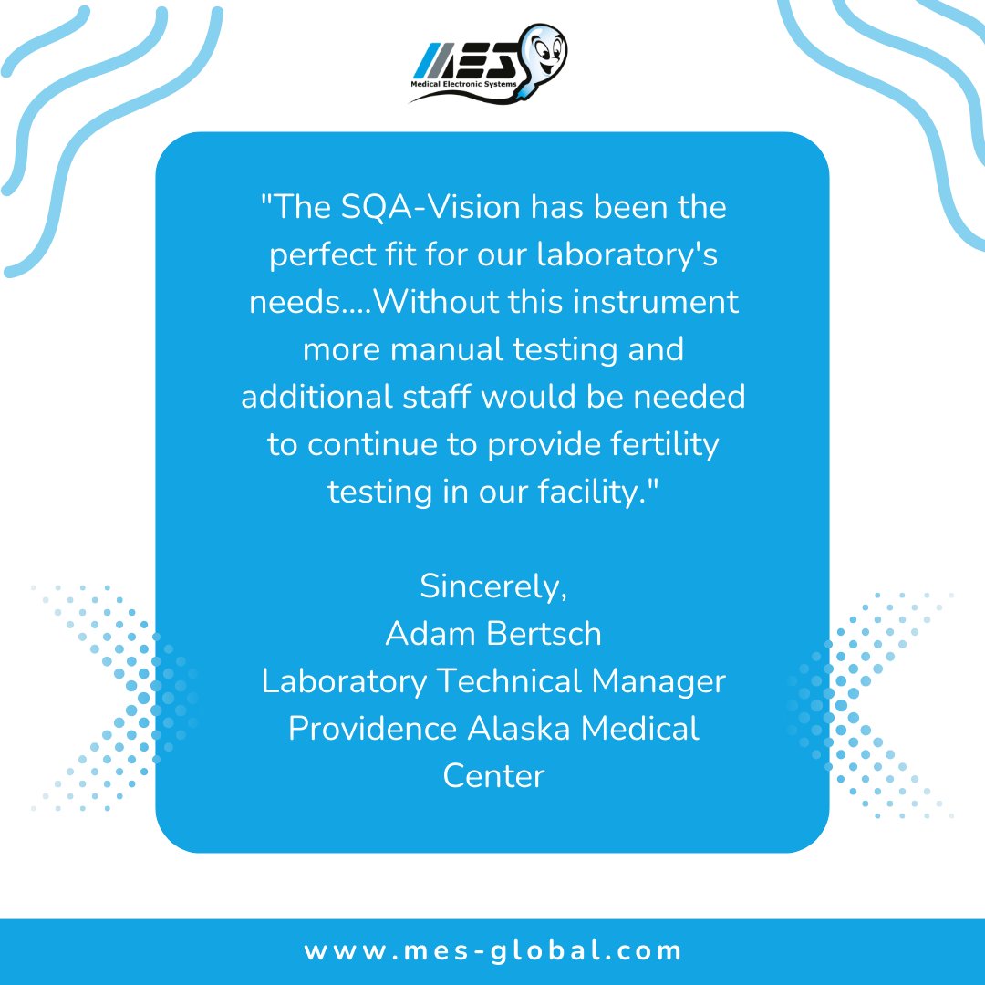 We take pride in what our customers say. Celebrating success and advancements in reproductive health together.

#AutomatedSpermAnalysis #ReproductiveHealthTech #InnovationInHealth
#LeadersInTechnology #SpermQualityAssessment #CuttingEdgeFertility