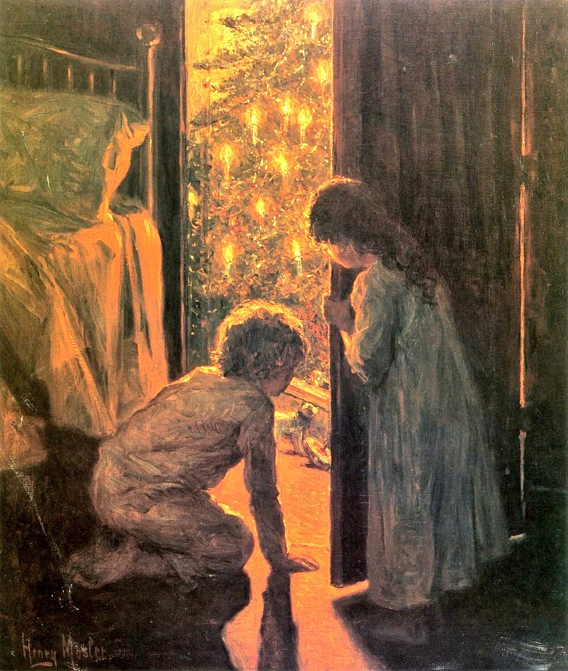 #DoniEdEmozioni 'Il Natale è un pezzo di casa che si porta nel cuore...' (Freya Stark) #NataleAScrivoArte #ScrivoArte @ScrivoArte @ScrivoArte2 #CondominioDiScrivoArte Henry Mosler 'Mattina di Natale, 1916'