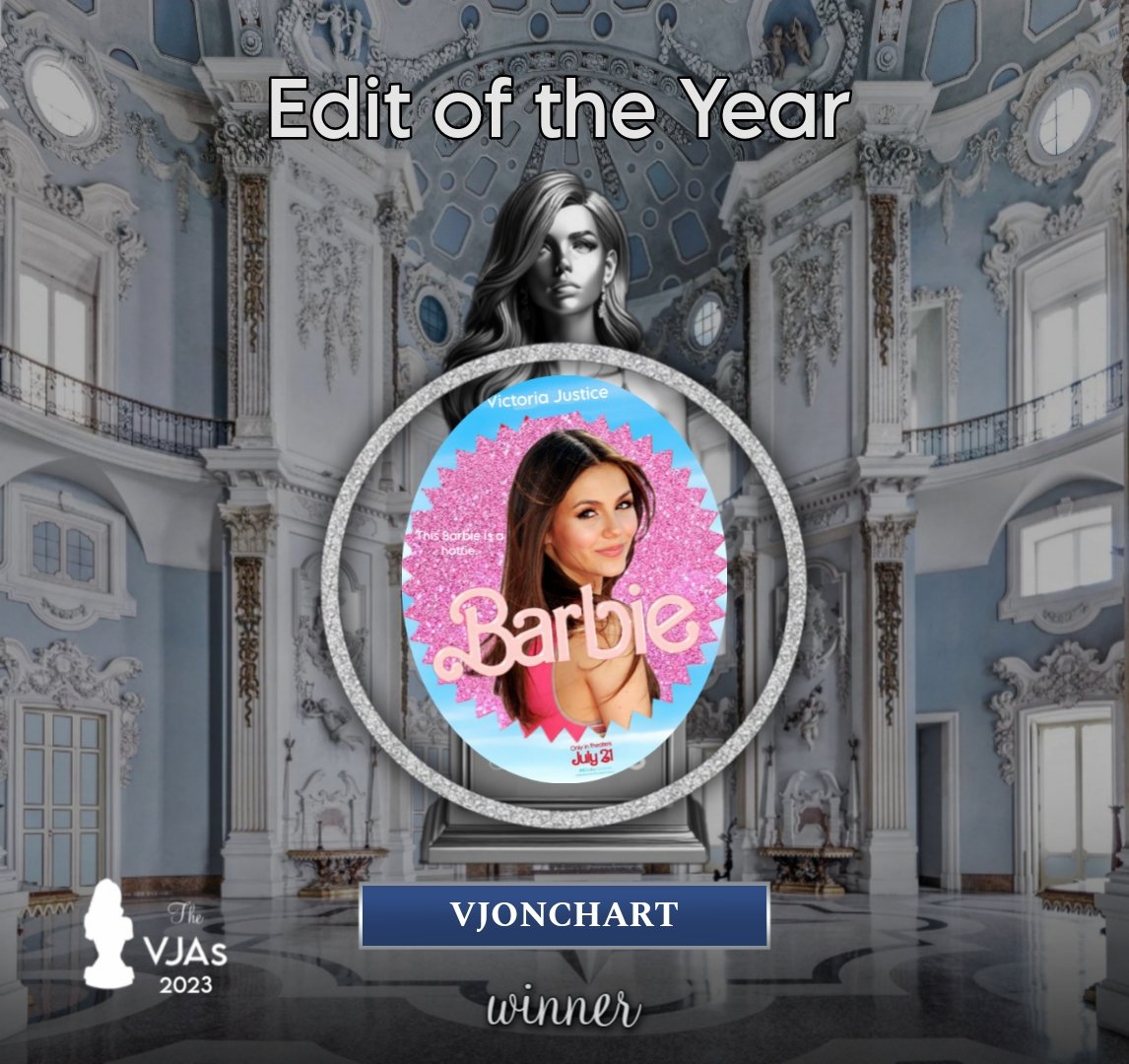 TheVJAs's tweet photo. ••• Edit of the Year •••
And the winner is...
@VJOnChart
Congratulations! You won with 31.4% of the votes!
"Vjonchart" is now a 7x VJAs winner!
Runner ups:
#2. @victoria.my.sunshine
#3. @/victoriousrulez
#TheVJAs #VJAs2023 #VJAs https://t.co/a6px8mMTW6