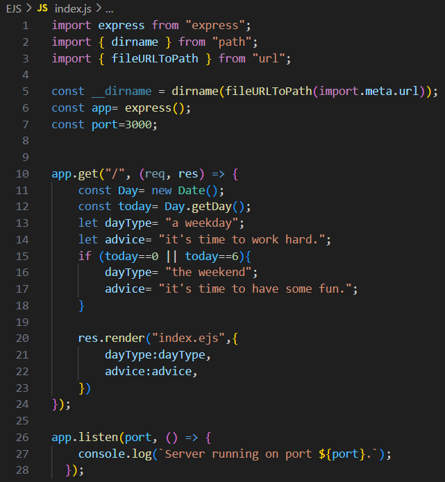 kshitiz_vardhan's tweet photo. #Day98 of #100daysofcode 

• Solved daily problem on @LeetCode 
• Built a program: correct password➡️secrets page via Post route, else redirects to index
• With EJS, crafted advice for fun or work based on weekend/weekday

#100daysofcodeatChitkara #techtwitter 
#LearnInPublic https://t.co/gdfK28z3dI