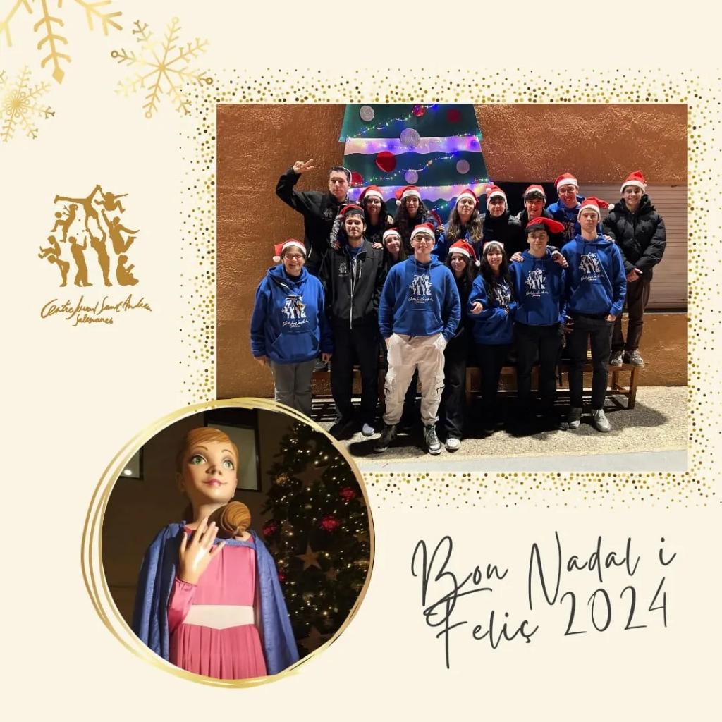 L'equip del CJSA us desitja Bon Nadal i feliz 2024 💙💛