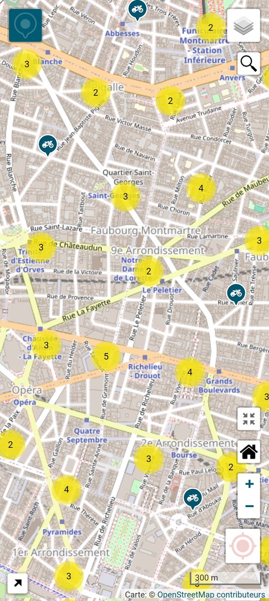 DavidLaMars's tweet photo. Quelques cartes en direct de disponibilité de vélos en libre-service. Toulouse, Paris, Lyon et ... ? https://t.co/Y50I3qZCB1