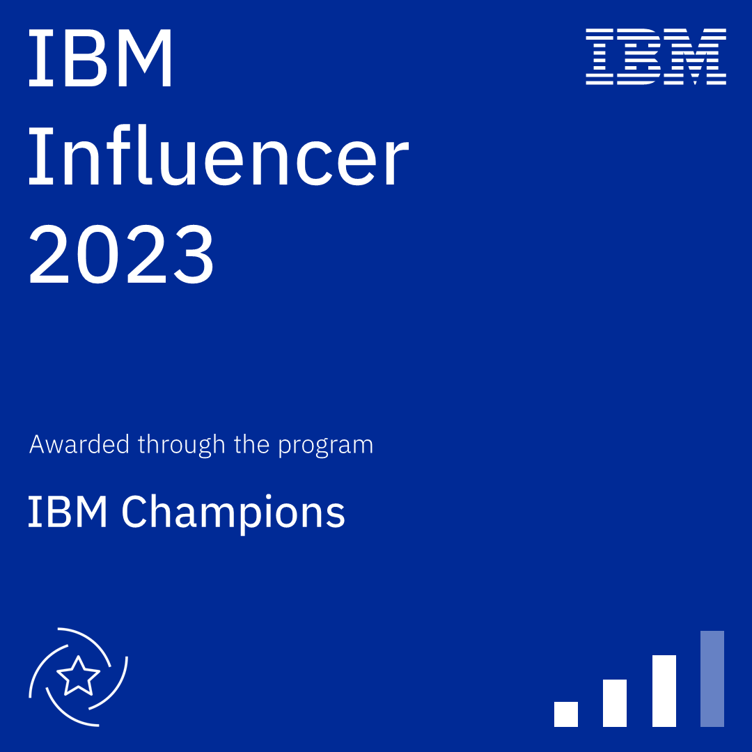 Thrilled to share that I’ve recently earned 3 prestigious badges IBM Influencer, IBM Advocate, and IBM Contributor! for 2023. Thank you, <a href="/IBM/">IBM</a> , for this incredible honor! 🙏 Links to the badges
lnkd.in/d4-ZmWDh 
lnkd.in/d_cZms4v 
lnkd.in/dUDeN8M2