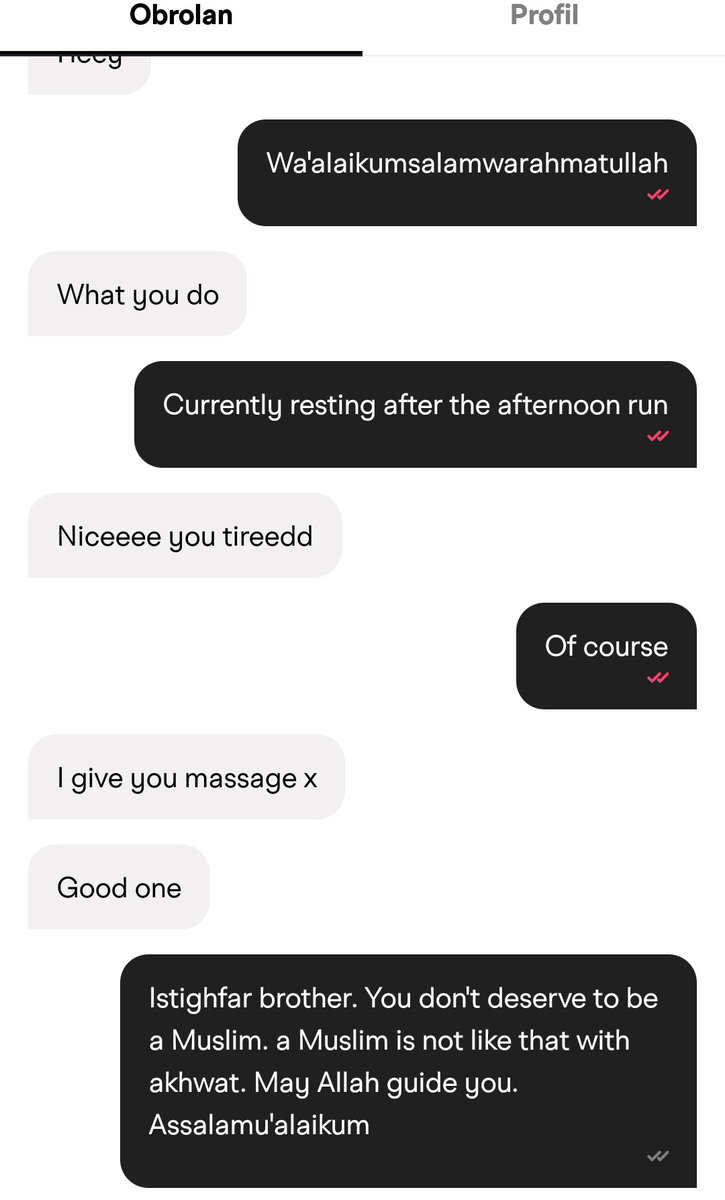 maknahidup_'s tweet image. I tried using the #muzzmatch  application nd see what I got. Always pray, only eat halal, postgraduate, non smoker, doesn't drink but tries to be 'naughty' with me. No, not all maybe (?) It's just that I found him to have bad akhlak. Semua ternyata sama saja. Ada makhluk begini😌