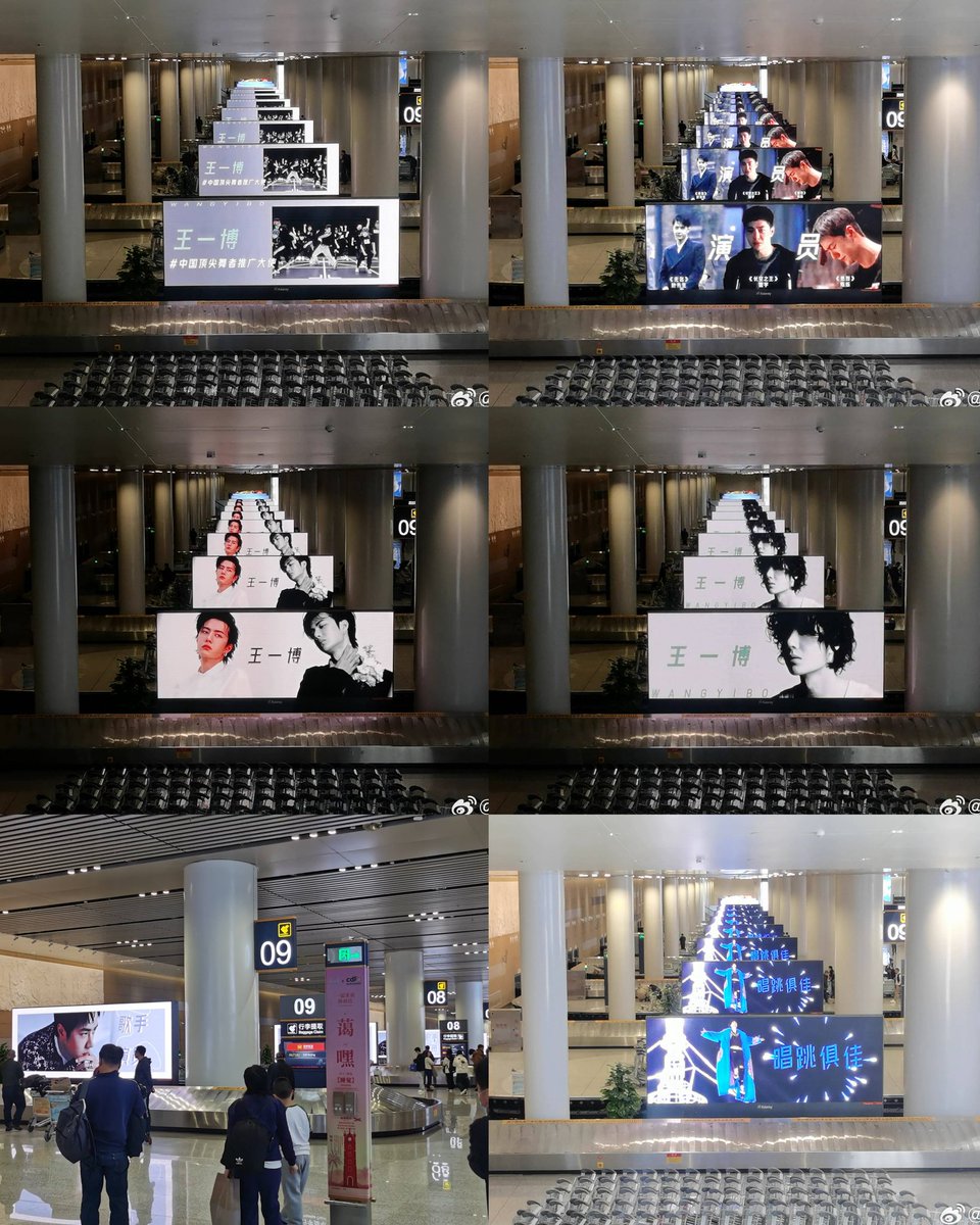 #MTJJ big project to welcome #WangYibo Hunan TV New Year's Eve concert at Hainan😆💚

MTJJ prepared more than 9 huge LED billboards to displays #WangYibo王一博 at Haikou Meilan International Airport😆😆 the clips will show continuously to airport passengers 💚💚