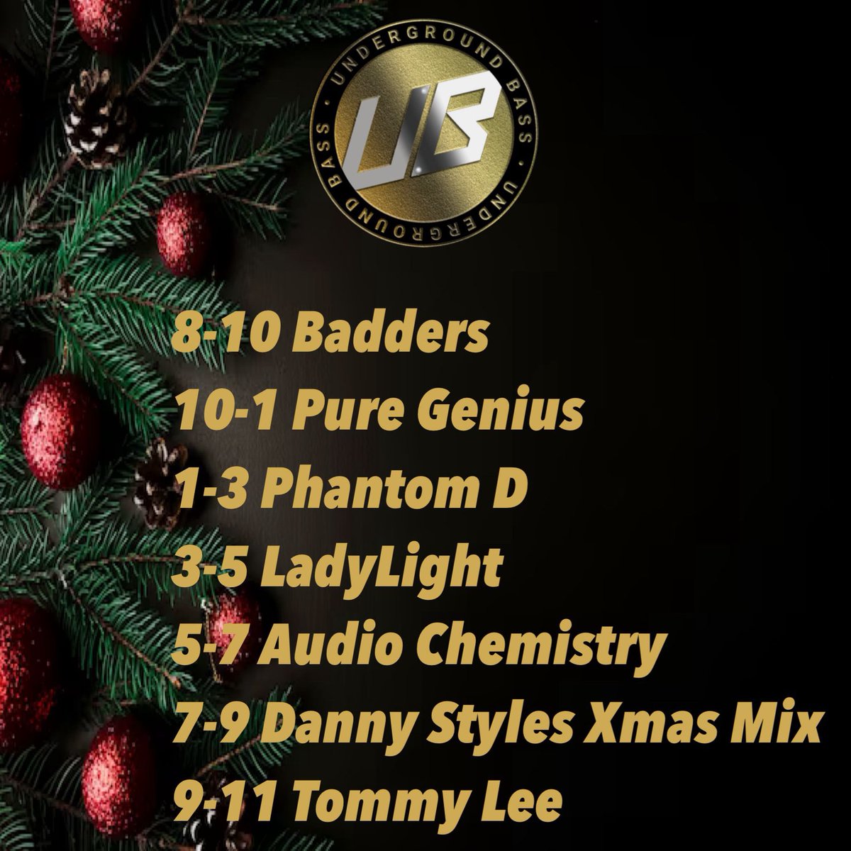 🔥 Sundays SELECTORS 🔥

Undergroundbass.uk
Stream - Chatroom - Merchandise 

📲 Studio Line 0750 8012801
Please #RT thanks 🙏