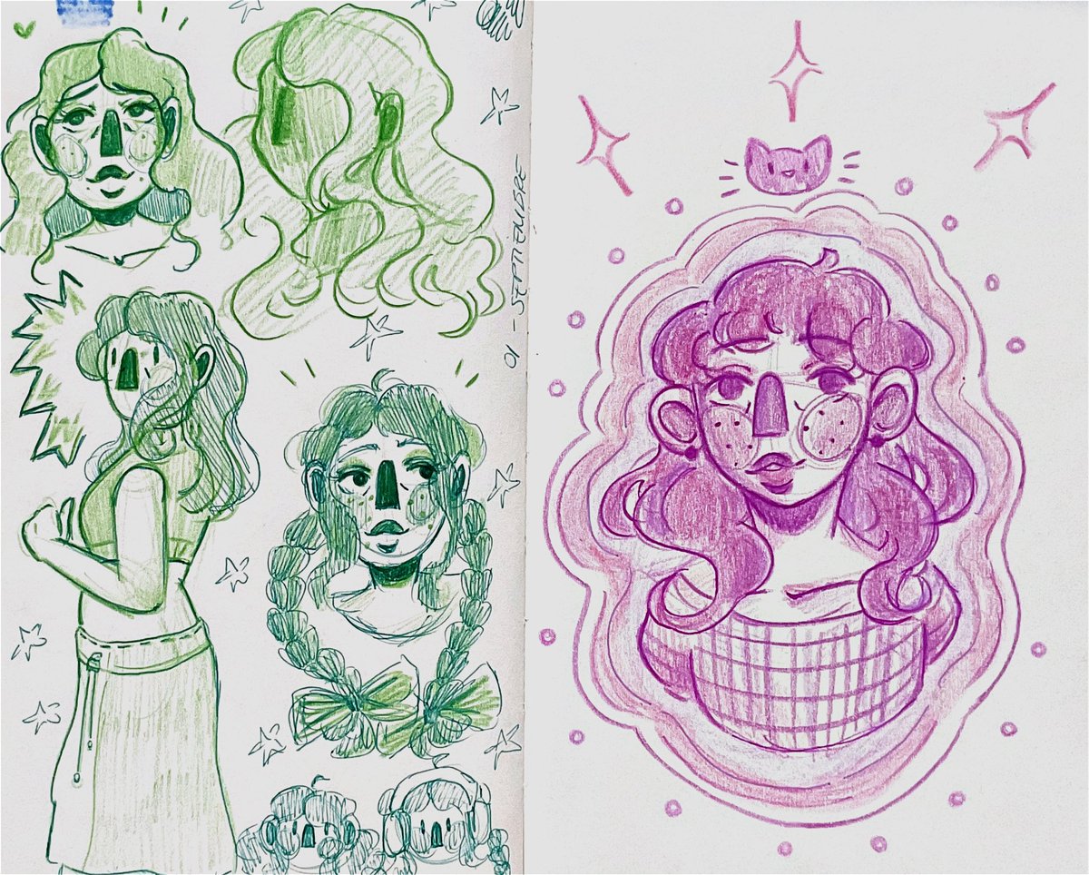 rorooartt's tweet photo. más páginas de mi sketchbook 🍓🌷 https://t.co/DialcHhpRb