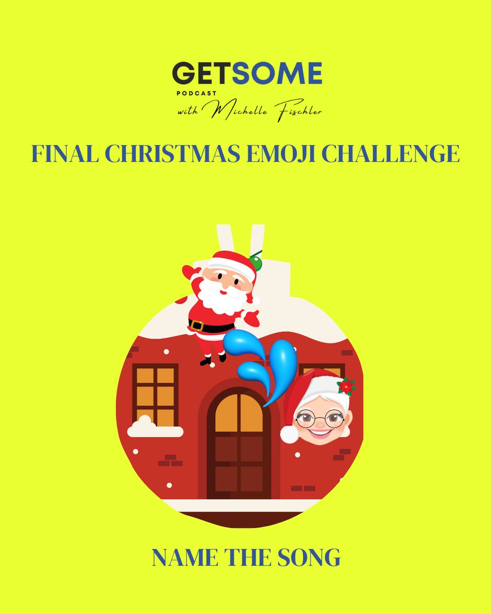 Let's play the Final Christmas emoji challenge! 😄🎄 Can you guess the following Christmas song:  

🎅🏻🎁🏠🤶💦

Comment your creative answers below! 👇🎅🔥😉 #HolidayFun #GuessTheSong #HappyChristmaseve❤️ #GETSOME_Podcast #MichelleFischler