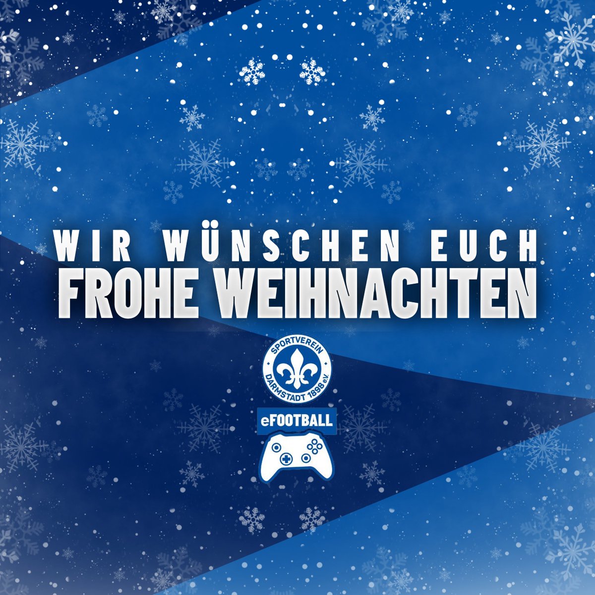 Frohe Weihnachten wünscht euch das SV Darmstadt 98 eFootball Team.⚜️

Genießt die Feiertage und kommt gut in das neue Jahr!⚜️

#DieLilien #SVDarmstadt98 #eLilien