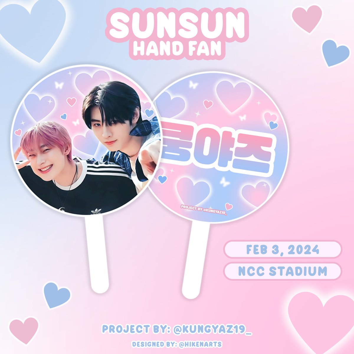 kungyaz19_'s tweet photo. ₊˚⊹ #FATE_IN_NEWCLARKCITY ₊˚⊹

🩵 sunsun hand fan freebies by @kungyaz19_ 🩷

ৎ୭ mbf @hikenarts, like &amp; rt
ৎ୭ strictly 1:1 ratio 
ৎ୭ open for trades (d-day only)

#sunsun #sunoo #sunghoon #kungyaz #쿵야즈 https://t.co/FgMl1fllFW