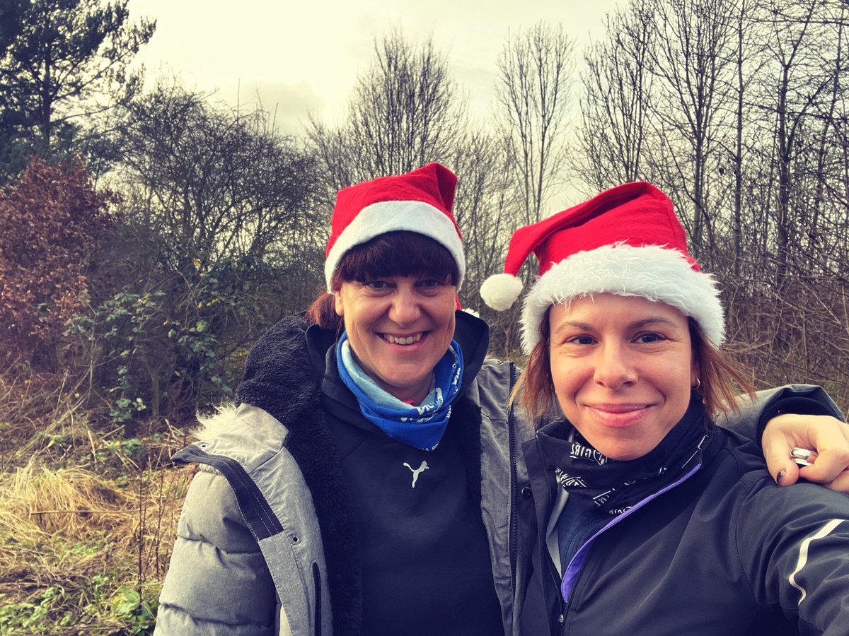 Last run before the big ho ho ho! 🎄🧑‍🎄🎅with @piphedley