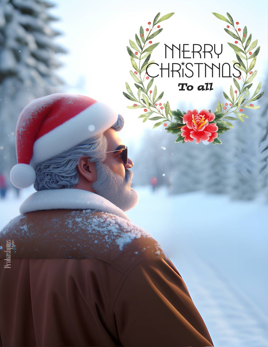 #MerryChristmas to everyone 🌲

#MerryChristmasToAll #Christmas #Ajithkumar #VidaaMuyarchi