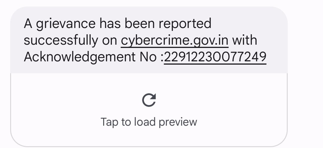 Registered a complaint in cybercrime. Hope there is somebody that can help. @PMOIndia  @consumerforum_ @jagograhakjago . If it would have been a VIP, to whom this has happened, things would have been different. #cyberfraud #swiggy #lazypay #cybercrimeindia