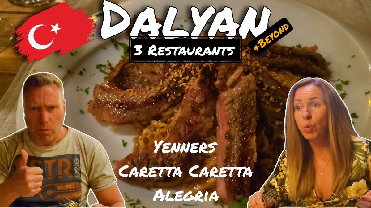 Catch our latest episode of #Dalyan &amp; Beyond. We sample 3 of Dalyans restaurants and give our reaction to food and restaurant experiences.

youtu.be/n0xi_uOQ9Og

#foodvlog
#Turkiye 
#YouTube