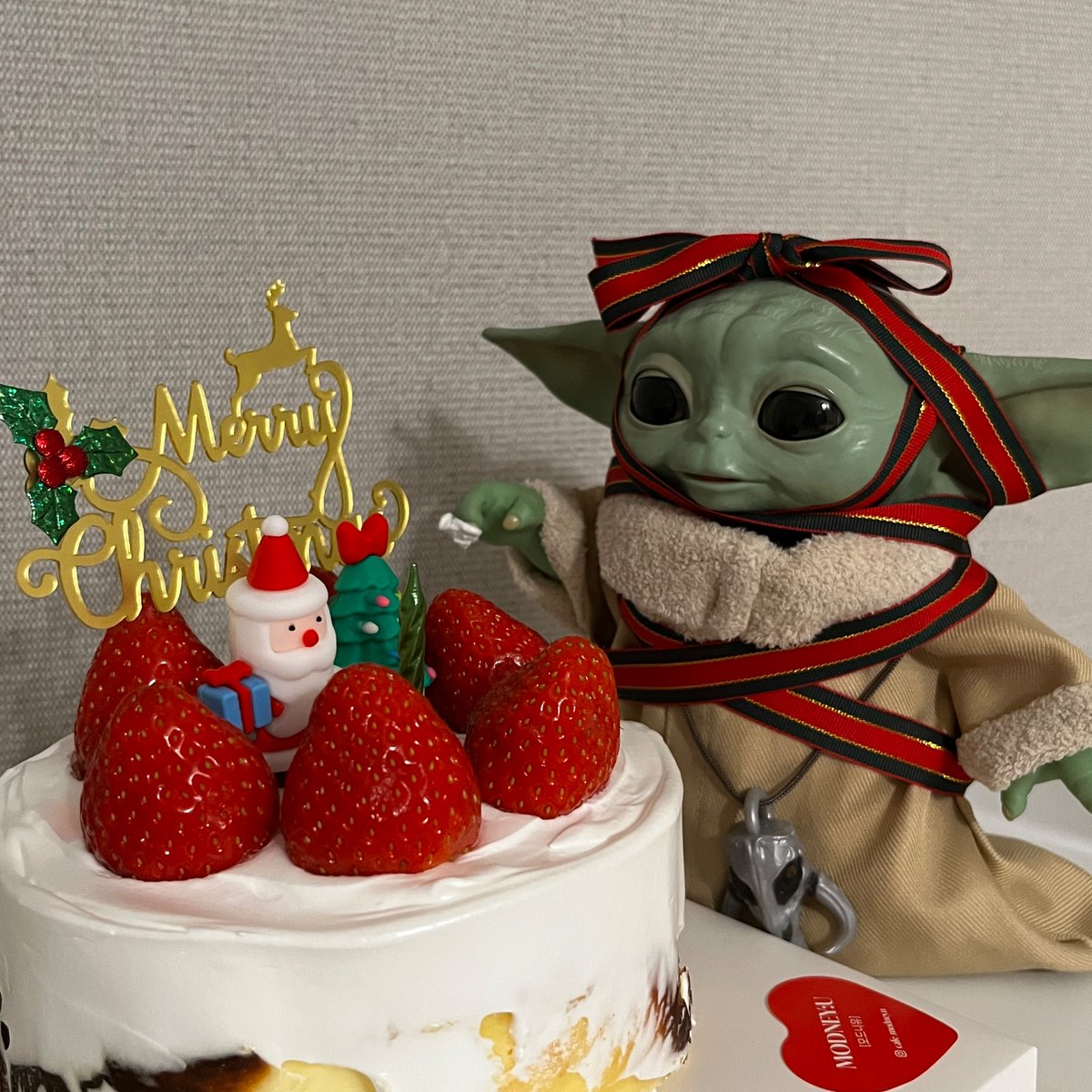 Merry Christmas🎄 #Grogu #babyyoda #TheMandalorian #ThisIsTheWay #StarWars