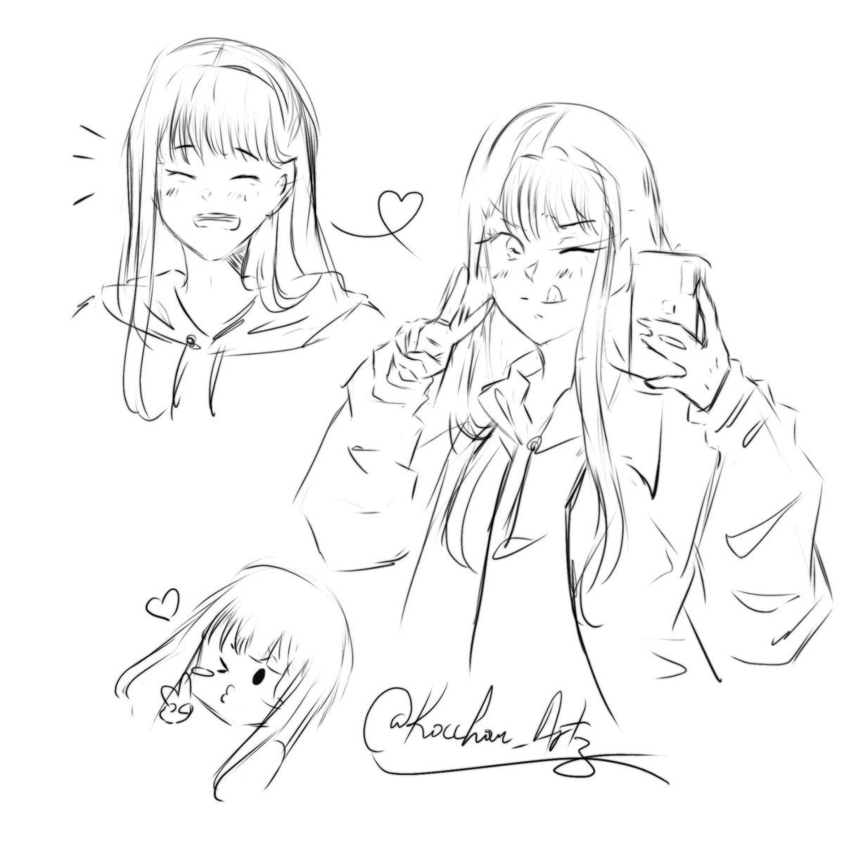 K0_chaan's tweet photo. @keekaro_ Hello! (I'm real i promise) i don't know what kind of art you're looking for but here's a sketch example ^^ let me know if you want to see more! https://t.co/WH1oBXRv1n