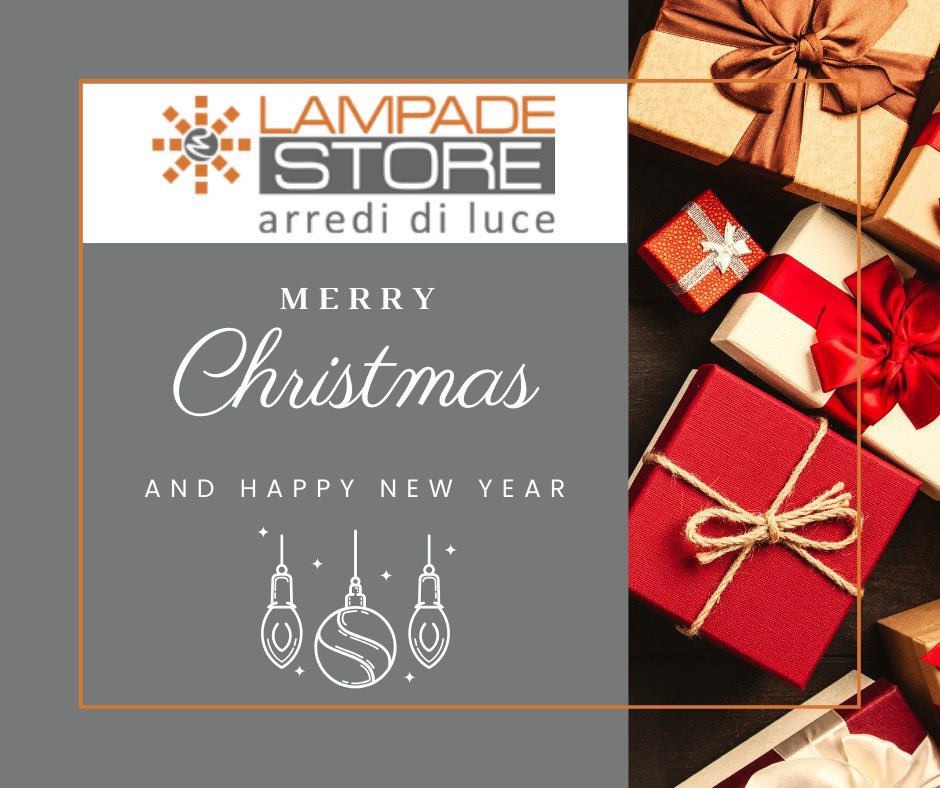 LampadeStore's tweet image. Merry Christmas and Happy new Year
#Lampadestore Arredi di Luce
lampadestore.it