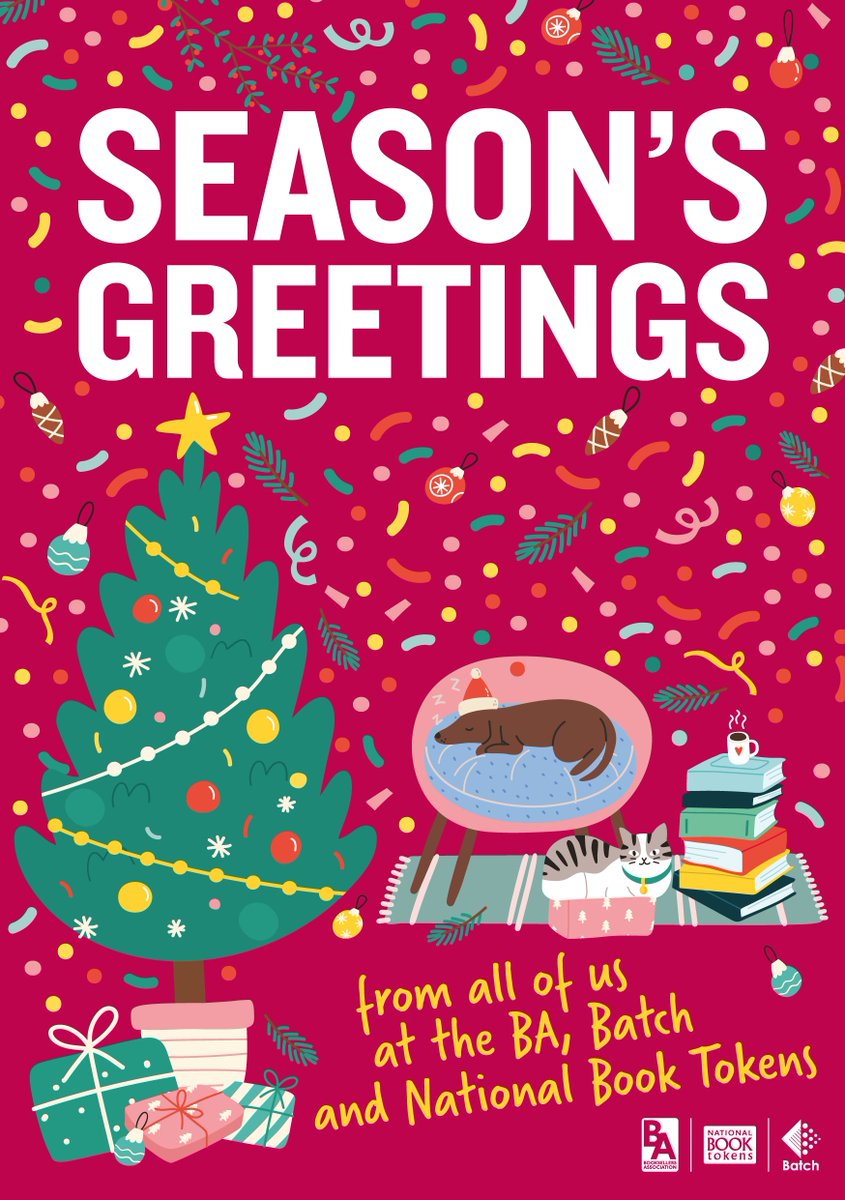 Shop local and #ChooseBookshops this Christmas Eve. Bookshops are open for any last minute gifting. 🎄 From all of us at the Booksellers Association, @batch_services and @book_tokens, we wish you all a very Merry Christmas and a Happy New Year.