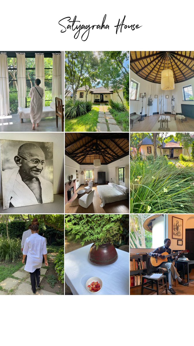 La #SATYAGRAHA HOUSE a Joburg ou vécu Gandhi :1 adresse pas comme les autres. Elle a 1 histoire,1 âme.J’y ai récemment séjourné,cette Maison engagée écologiquement &amp; socialement simple, soignée,belle. 1 Havre de paix &amp; 1 #voyage à elle seule comptoirdesvoyages.fr/voyage/afrique… #artdevivre