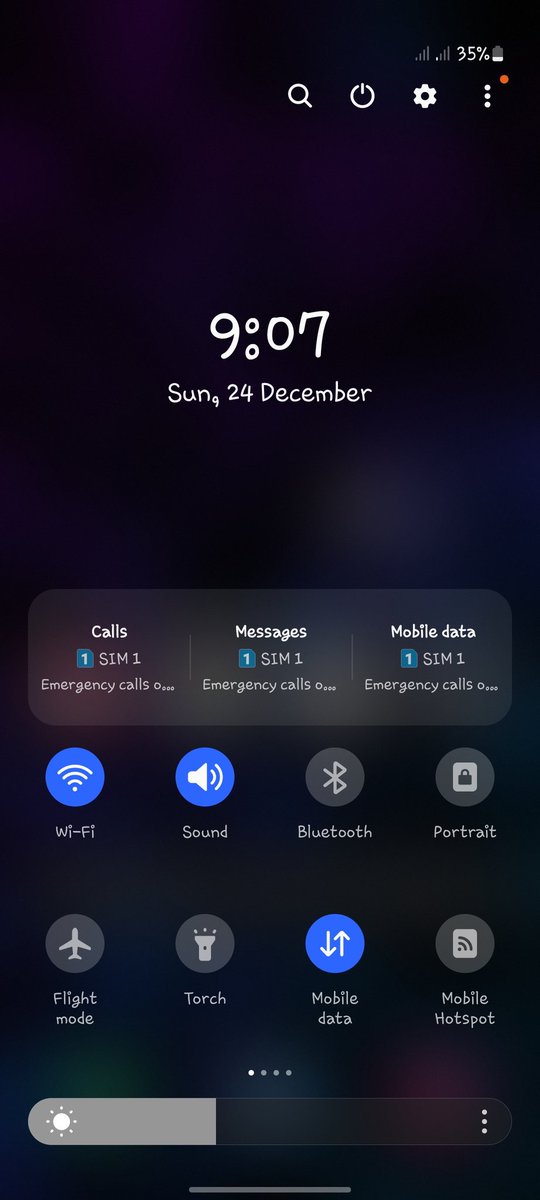 The village is showing me it's power....no network at all